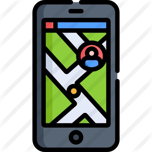 See more icon inspiration related to maps and location, ui, seo and web, route, electronics, guide, mobile phone, maps, smartphone, location, gps, phone, mobile and app on Flaticon.