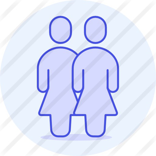 See more icon inspiration related to love and romance, humanpictos, lesbian, homosexual, romance, couple, love and people on Flaticon.
