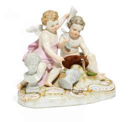 Putti group #Sets #Teasets #Porcelainsets #Antiqueplates #Plates #Wallplates #Figures #Porcelainfigurines #porcelain