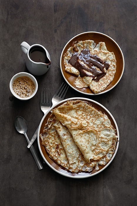 Creps & chocolate #chocolate #food