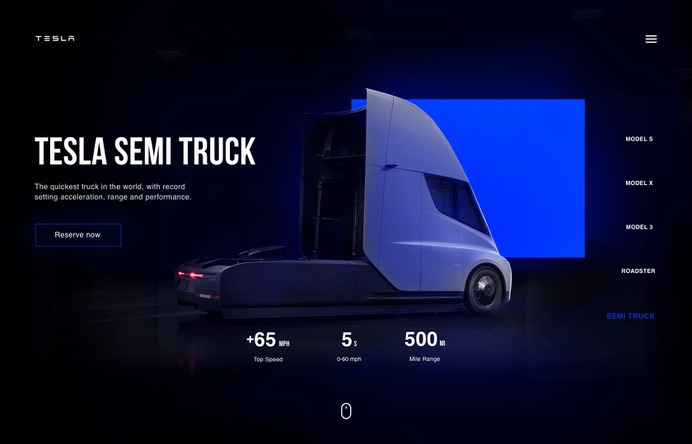Tesla Hero Slider