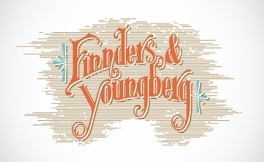 Finnders & Youngberg | Jakshop #swash #type #lettering #typography