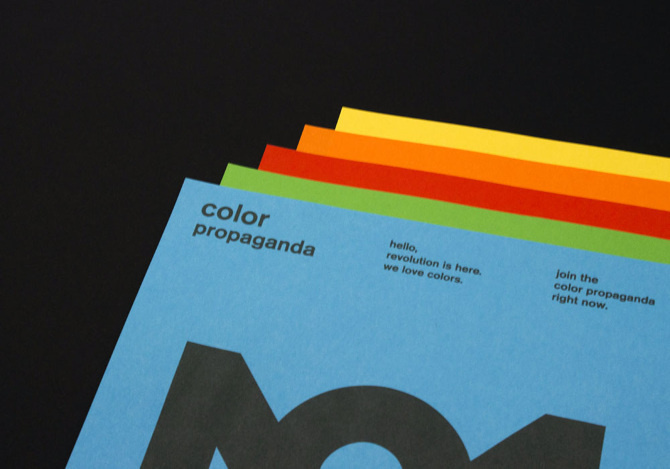 Color Propaganda Postcard - Marco Oggian #events #branding #illustration #postcard #flyer #color #identity #pen #poster #logo #party #draw #photo #photography #bauhaus #pencil #life #rgb #night #art #still