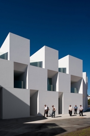 The Nursing home of Aires Mateus Architects through the eyes of Fernando Guerra | Yatzer™ #abstract #facade #modern #architecture #minimalist