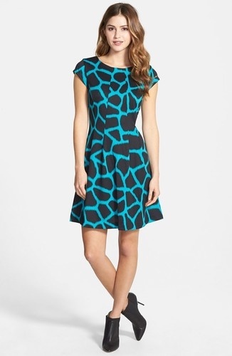 Women's 'Antalia' Giraffe Print Dress