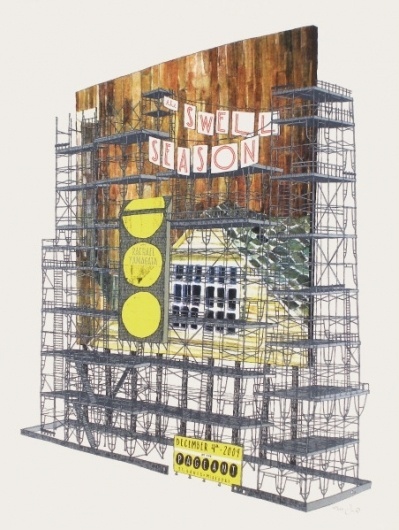 Landland — The Swell Season (St. Louis) #silkscreen #swell #landland #season #poster