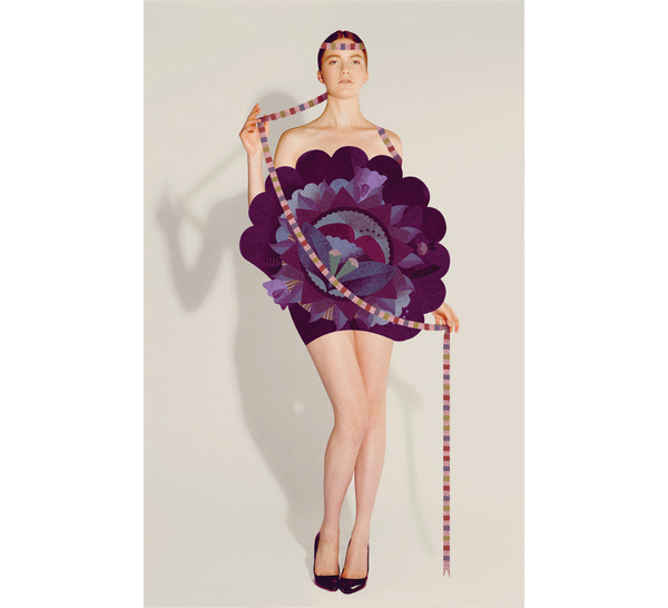 Paper doll / Lotta Nieminen #illustration #texture