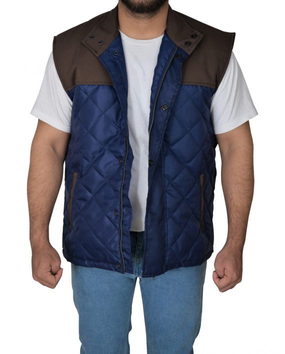 Alex Roe The 5th Wave Diamond Quilted Vest (3) F-O