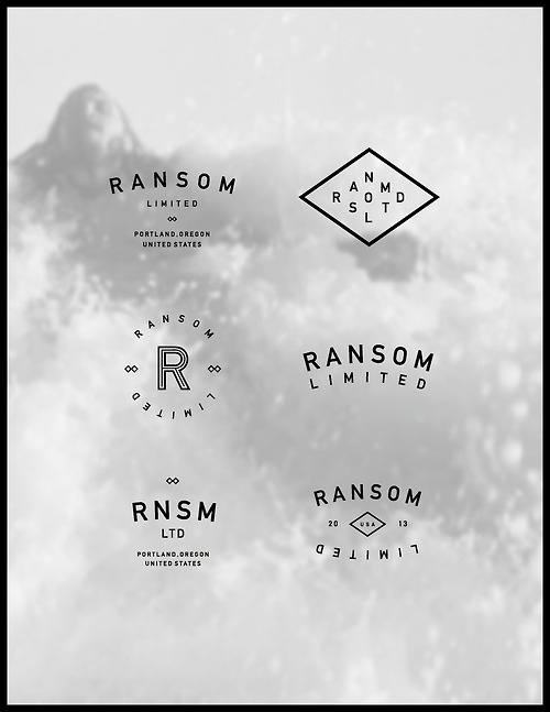 Ransom Limited #branding #icon #design #brand #logo #din