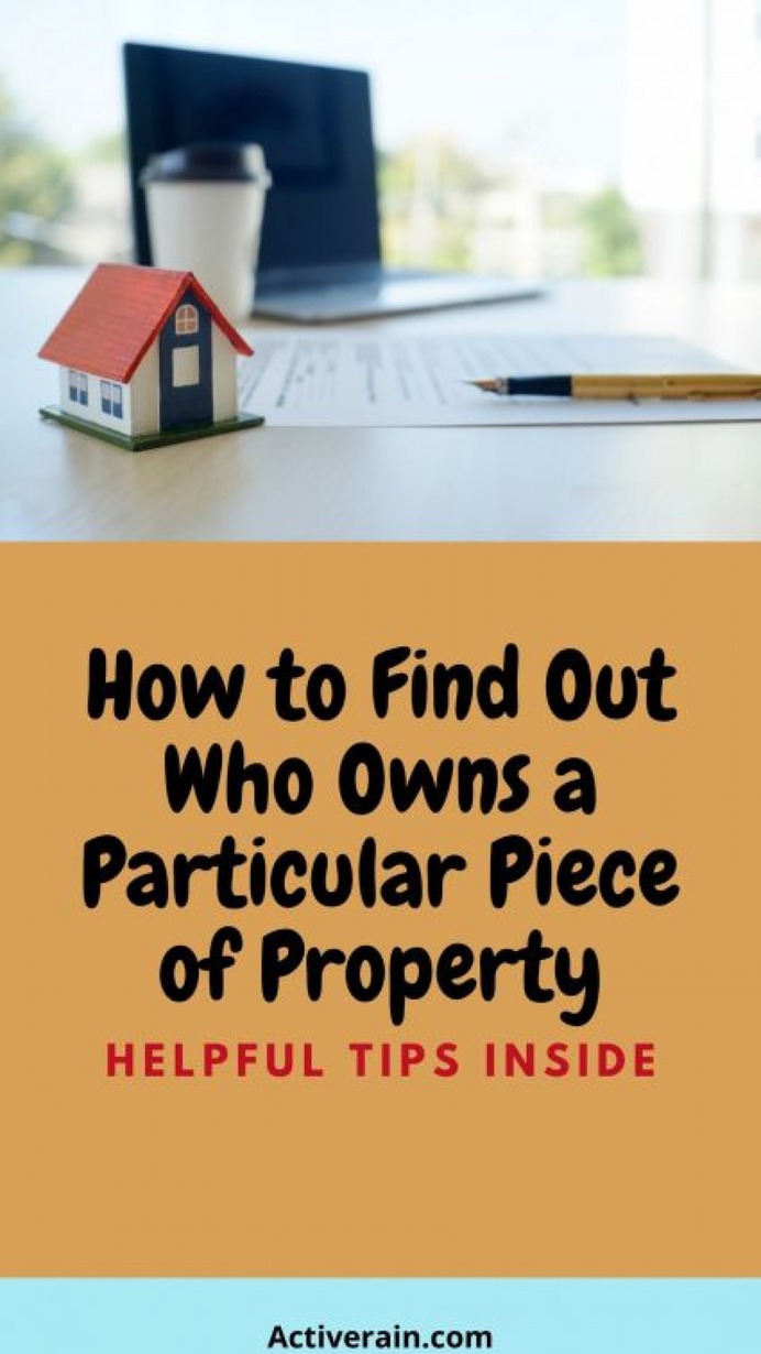 Methods to Find Out Who Owns a House Infographic