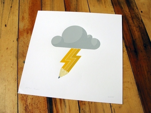 grayhood - dan gneiding graphic design #cloud #dan #gneiding #poster #pencil