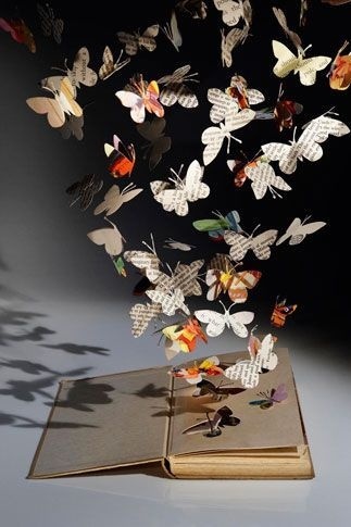 20+ Clever and Cool Old Book Art Examples #old #book #art