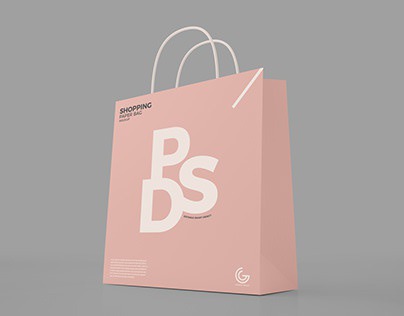 Free shopping Bag Mockup PSD