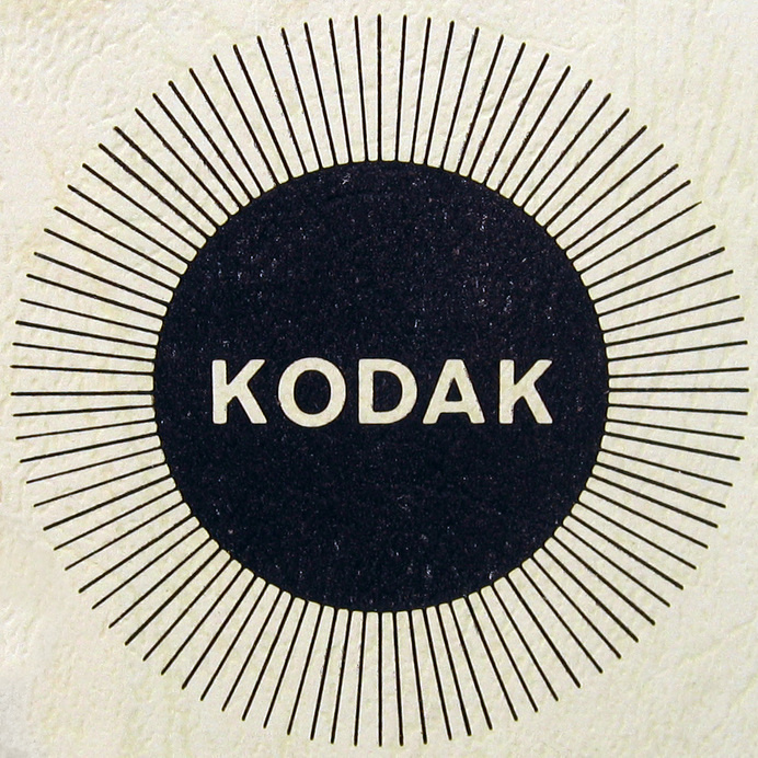 Kodak Carousel (Squared Circle) #white #packaging #camera #kodak #black #vintage #film #logo