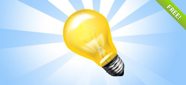 Bulb psd icon Free Psd. See more inspiration related to Icon, Web, Lamp, Bulb, Candle, Elements, Illustration, Psd, Electric, Simple, Web icons, Web elements, Horizontal and Stylish on Freepik.