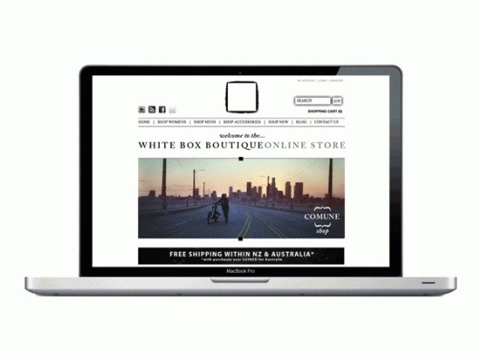 BLACK BOX / WHITE BOX on the Behance Network #white #box #clean #website #minimal #fashion