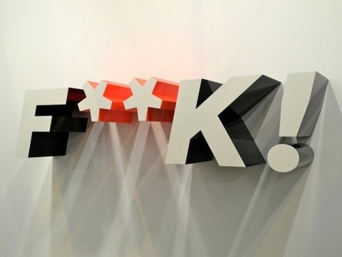 Tumblr #reality #installation #typography