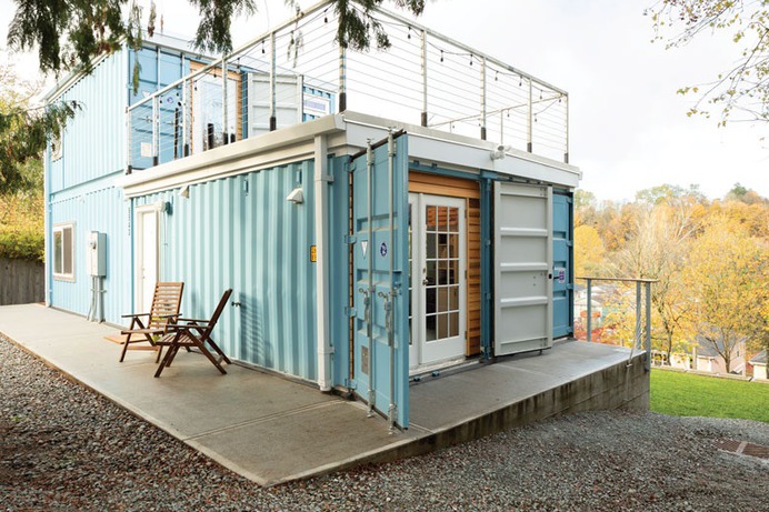 Delridge Resident Makes House in a Shipping Container