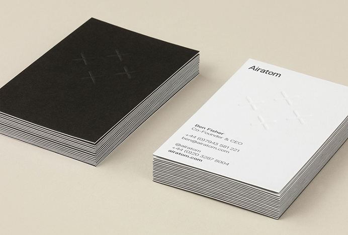 Business card design idea #135: Airatom by Oak business cards