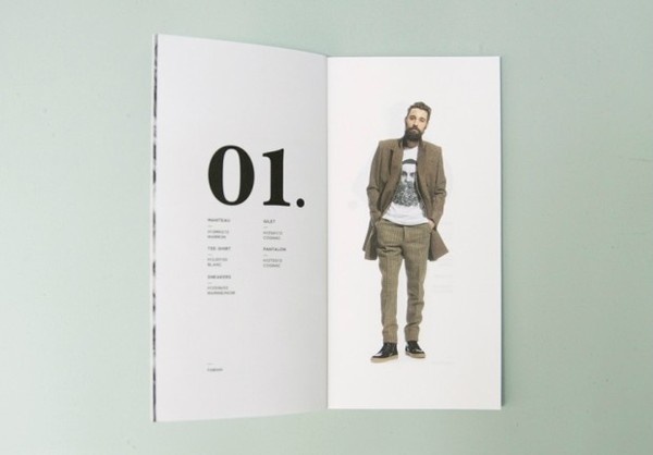 fashion label look book design inspiration #white #minimal