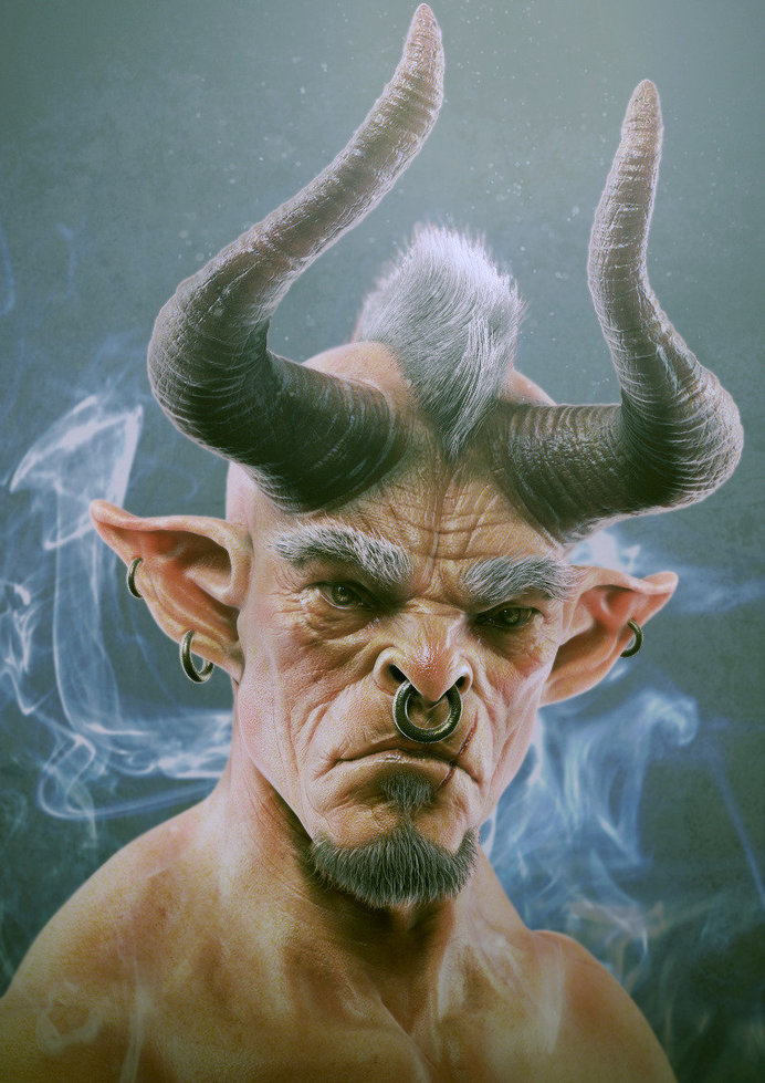 ArtStation - Minotaur , funky boy #minotaur #3d