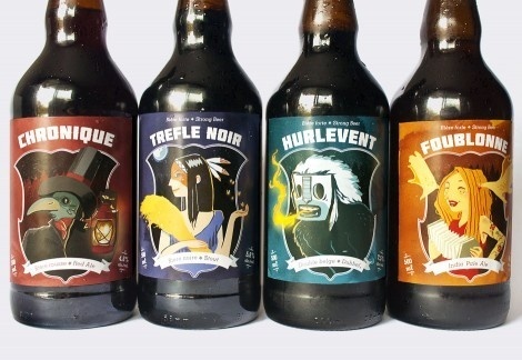 Le Trefle Noir #packaging #beer #label #bottle