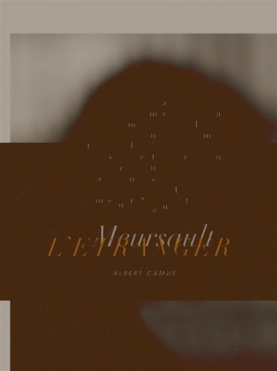 Sean Kelly #camus #albert #letranger #didot #poster