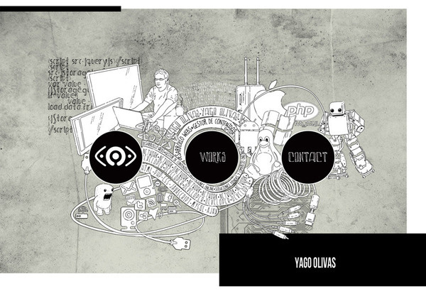 www.yagolivas.com layout #illustration #layout