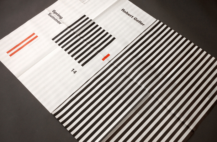 ROBERT GELLER, SS14 Show Invitation & Show Set on Behance