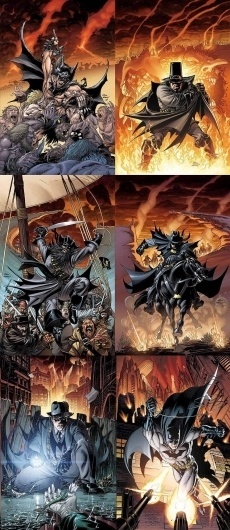 batman throughout history | My[confined]Space #illustrations #batman #chronological #graphics #comics #hstory