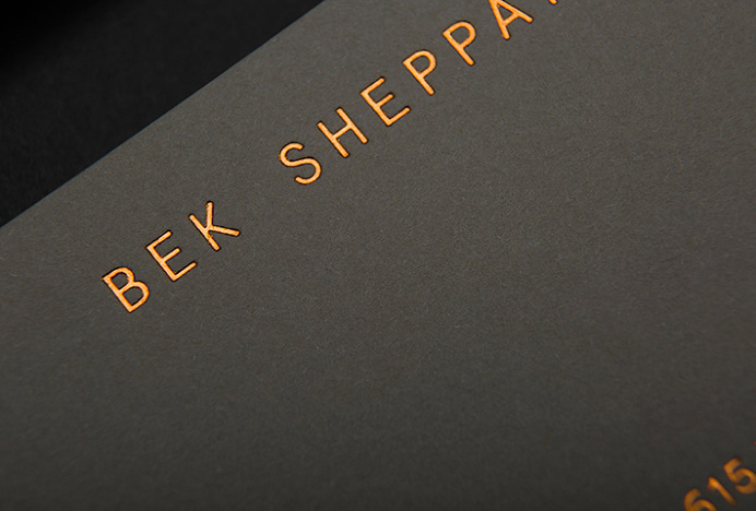 Bek Sheppard by Studio Brave