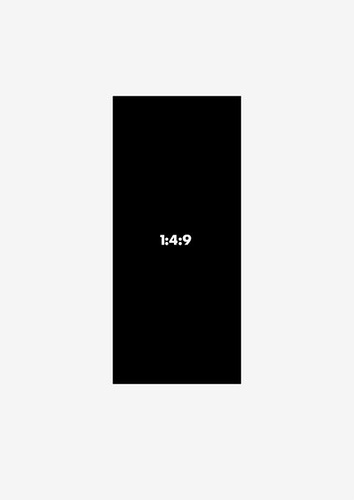 1:4:9 | Shiro to Kuro #white #ratio #graphic #black #poster #and