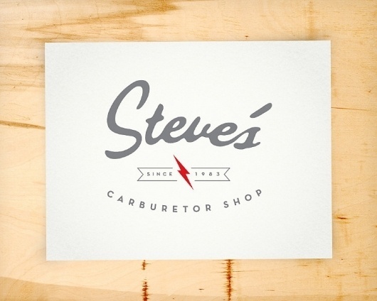 STEVE'S CARBURETOR LOGO - Les Barbire #carburetor #script #logos #identity #logo