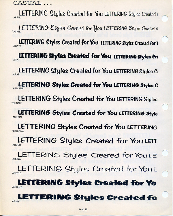 filmotype specimen #type #specimen