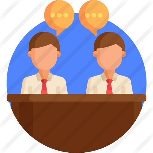 See more icon inspiration related to boss, interview, business and finance, seo and web, human resources, reunion, job, communications, meeting, business and people on Flaticon.