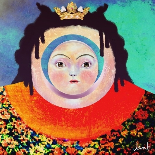 Kent Yoshimura | Home #bright #painting #art #surreal #queen