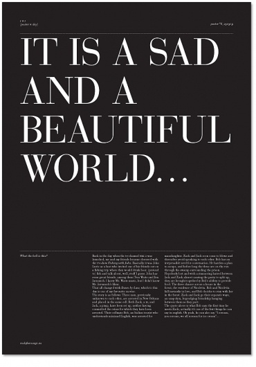 Daily poster on the Behance Network #poster