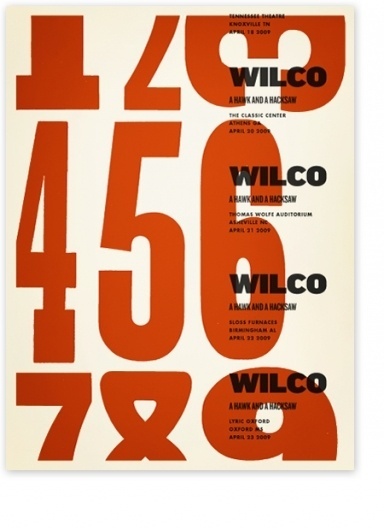 Posters : Alvin Diec #gig #wilco #poster