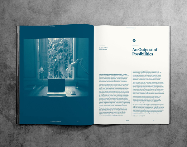 Magazine layout