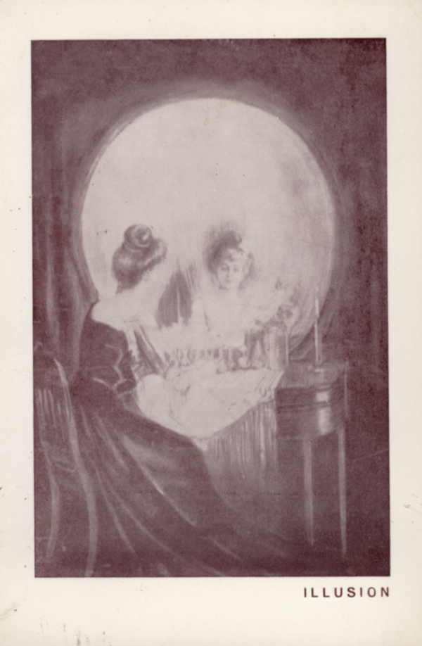 [All is vanity] [picture] , State Library of Victoria #illusion #phtoography #design #illustration #skull