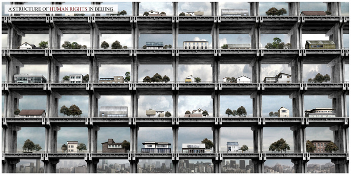 Evolo Human Rights Skyscraper in Beijing #architecture