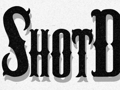 Dribbble - Shot Down by Michael Jeter #armed #dribbble #the #drawn #well #type #hand #typography