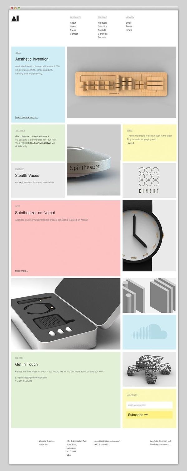 The Web Aesthetic — Aesthetic Invention #invention #web #aesthetic