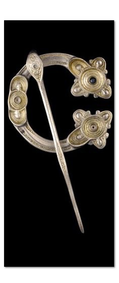 Brooch found with the St Ninian's Isle hoard. Scotland - ca 700 AD.