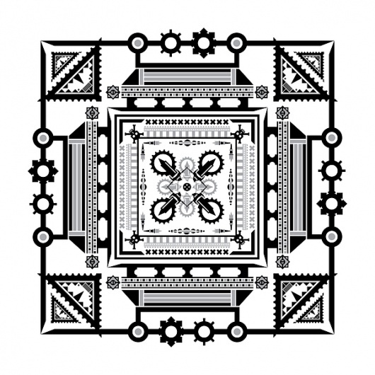 Vector Drawing II on the Behance Network #dear #skull #my #pandora