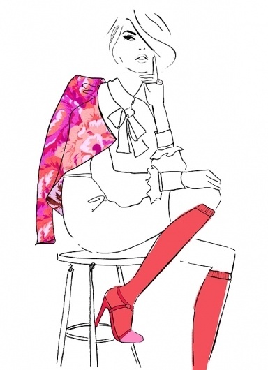 Google Image Result for http://3.bp.blogspot.com/-0ubFSkGZq-w/Tnr5YOjuTsI/AAAAAAAAJ0I/44nz0TRCK3s/s1600/vintageresellers.jpg #hess #paint #illustration #kerrie #female