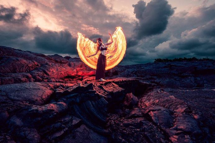 Stunning Light Painting Portrait Photography by Zach Alan