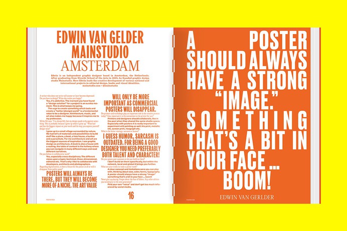 Lars Harmsen and Markus Lange, the visionary duo behind Poster Rex, know about the power of signs. Their posters combine contemporary aesthetics with uncomfortable images from our turbulent times, often in a political and/or socio-critical context. Poster Rex represents pop culture and the enduring strength of creativity and human resilience, the rebellious spirit of Poster Rex provokes and awakens hope.

This is evidenced not only by the screen-printed posters but also by the powerful statements of over 25 designers and artists they've collaborated and printed with on-site, including notable figures such as Peter Bankov (CZ), Edwin van Gelder (NL), Mirko Borsche (DE), Götz Grämlich (DE), Ariane Spanier (DE), Officina Arara (PT), Yetkin Başarır (TR), and many more ...

REBEL PRINTS—The Poster Rex Manifesto is a selection of screen-printed posters created over the last 10 years in collaboration with Poster Rex and artists from around the world.

Publisher: Slanted Publishers
Editors, Design & Concept: Lars Harmsen, Markus Lange
Release: September 2024
Format: 21 × 27 cm
Volume: 288 pages
Language: English 
Printing: full-color offset printing with fluorescent and silver spot colors, Offizin Scheufele, Germany
Paper: Changing uncoated papers by Metapaper
Workmanship: Softcover with flaps, open thread-stitching
ISBN: 978-3-948440-80-0
Price: €42.– (DE)

Buy here: slanted.de/product/rebel-prints-the-posterrex-manifesto