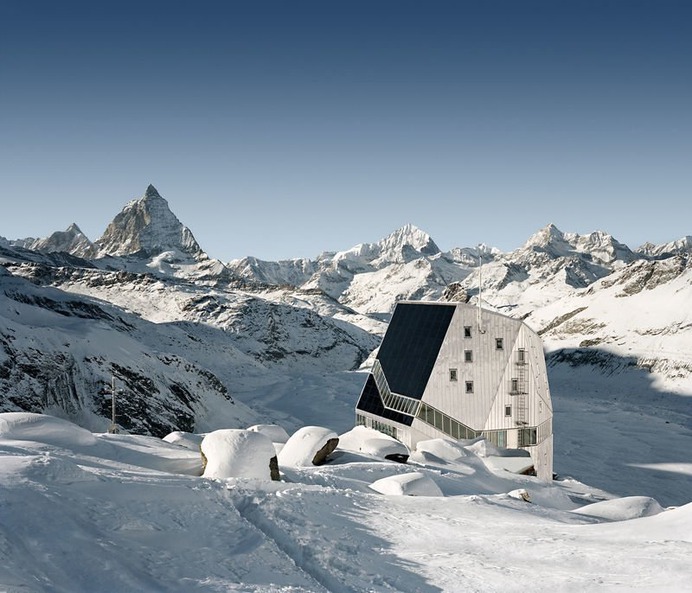 Monta Rosa Hut exterior