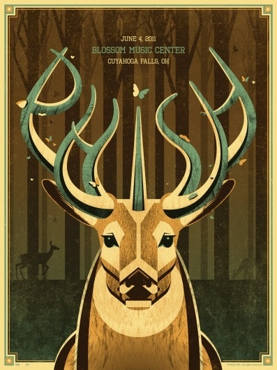 DKNG Studios » Posters #deer #phish #poster #dkng